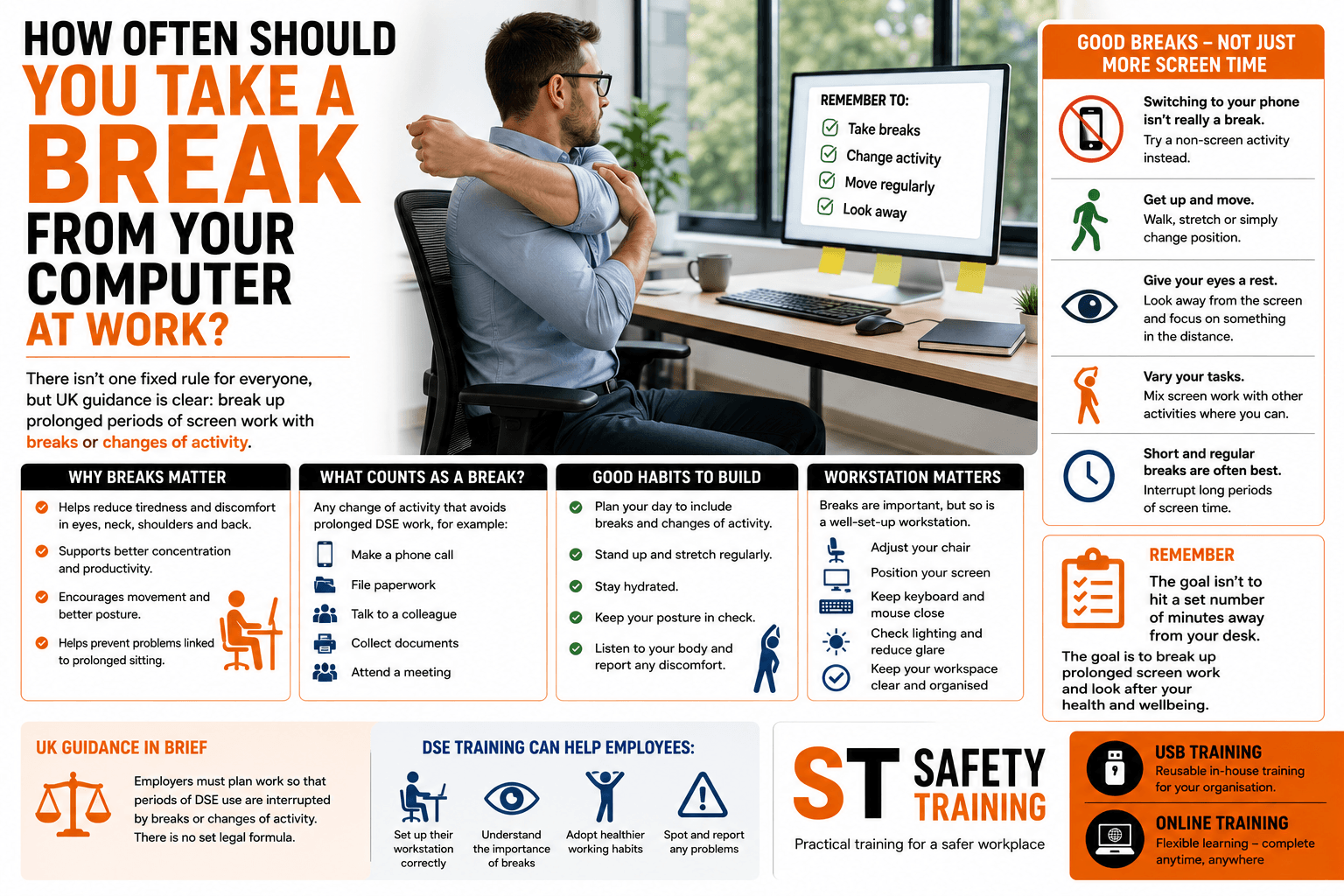 How Often Should You Take a Break From Your Computer at Work?